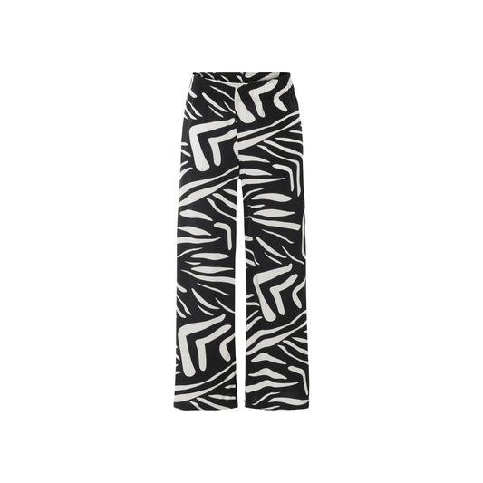 esmara Women's Palazzo Pants Black/White XS