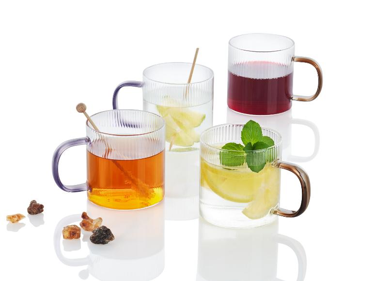 LIVARNO HOME Tea Glass Set Borosilicate 4-Piece