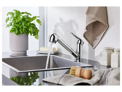 Livarno Home Single-Handle Pull-Out Kitchen Faucet