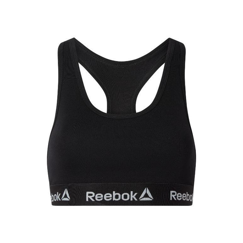 Reebok Women's Sports Bra 2-Pack Black Moisture-Wicking Fit