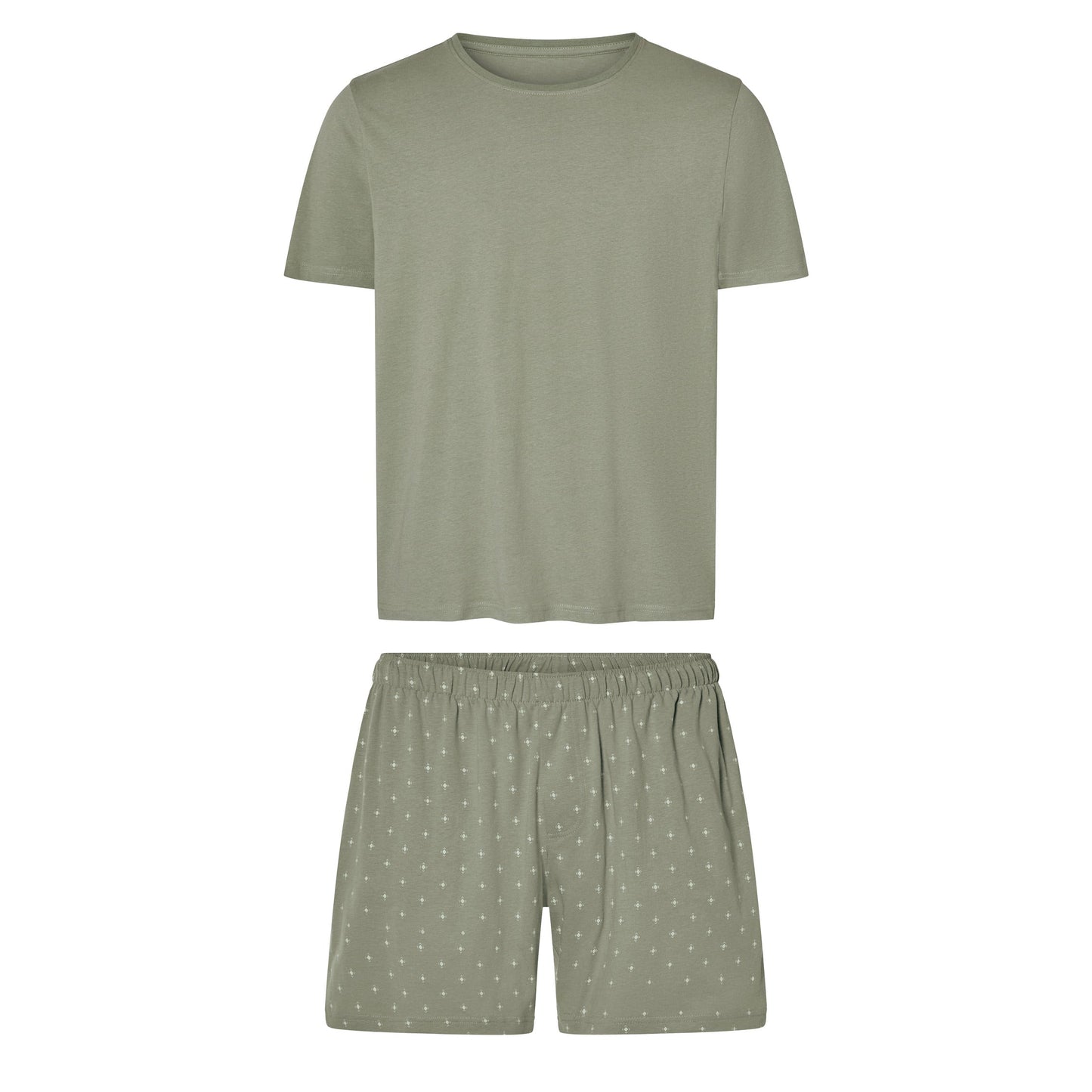 esmara Men's Pajama Set Dots/Khaki L (52/54)