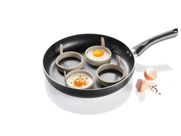 Livarno Home Fried Egg Ring Mold Silicone - Set of 4