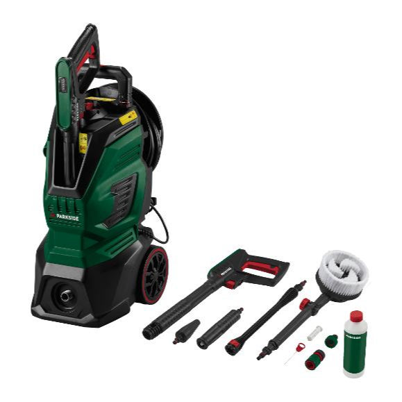 Parkside PHD 170 D2 High-Pressure Washer: Powerful Aluminum Pump, Auto Start/Stop