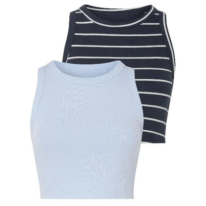 esmara® Pack of 2 women's crop tops