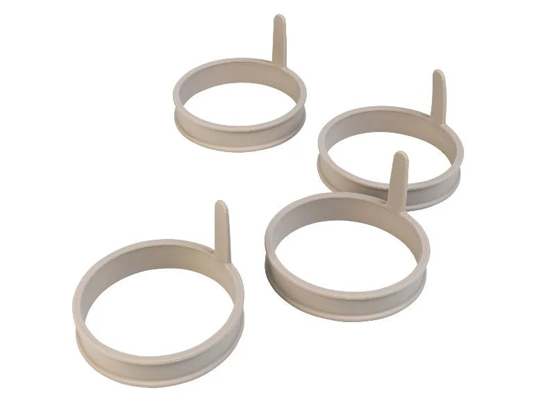 Livarno Home Fried Egg Ring Mold Silicone - Set of 4