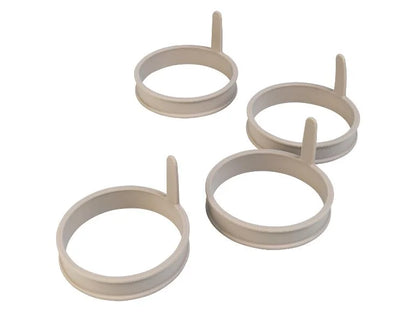 Livarno Home Fried Egg Ring Mold Silicone - Set of 4