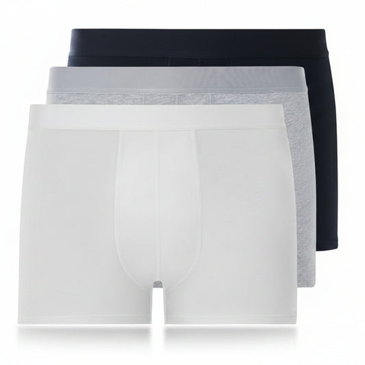 LIVERGY Men's Boxers 3‑Piece Pack Cotton‑Elastane