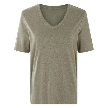 esmara T-Shirt Lin Femme Lightweight Casual