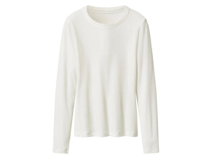 esmara Long Sleeve Ribbed T-Shirt