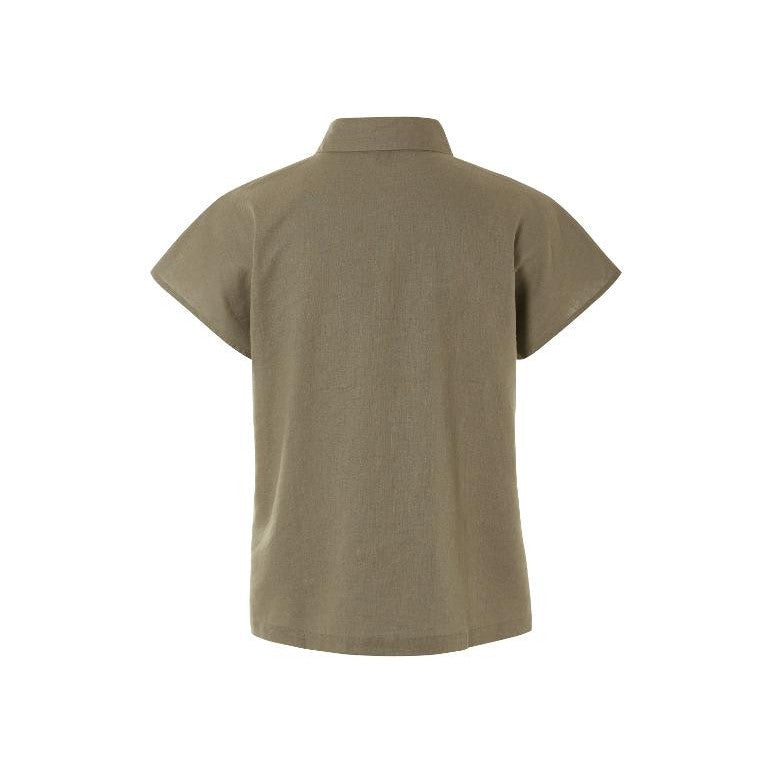 ESMARA Women's Linen Blouse Relaxed Fit