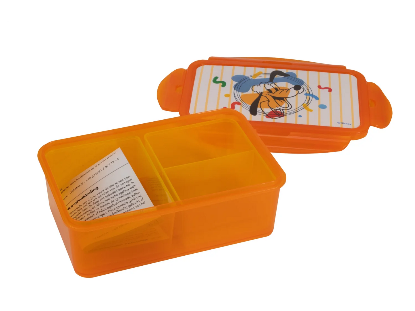 Disney Snack Box 1.1L Multi-Compartment Storage