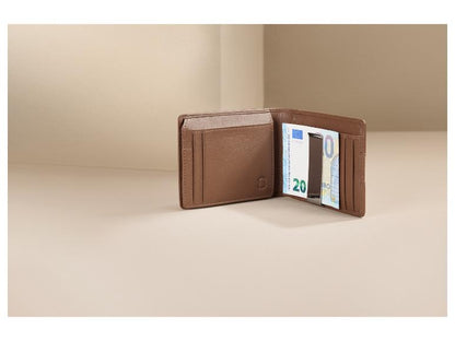LIVERGY Men's Genuine Goat Leather Magic Wallet & Bifold Styles