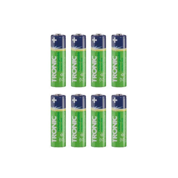 TRONIC 100398699 Rechargeable Batteries 8-Pack