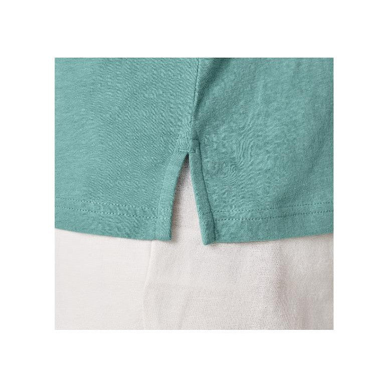 LIVERGY® Men's Polo Shirt with Linen and Cotton