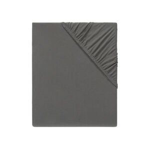 LIVARNO Home Soft Fleece Fitted Sheet 140-160x200 cm, Recycled Polyester