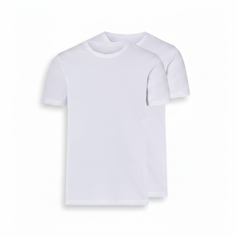 ESMARA MEN Herren T‑Shirts 5‑Pack Round‑Neck 100 % Cotton