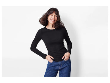 esmara Long Sleeve Ribbed T-Shirt