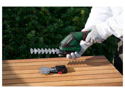Parkside PGSA 4 B3 4V 2-in-1 Cordless Grass and Shrub Shear with 180° Rotating Soft Grip