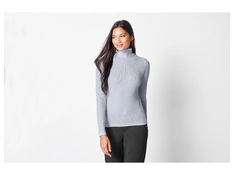 esmara Soft Cotton-Modal Ribbed Sweater