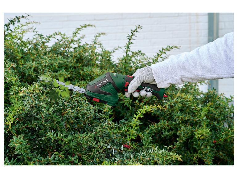 Parkside PGSA 4 B3 4V 2-in-1 Cordless Grass and Shrub Shear with 180° Rotating Soft Grip