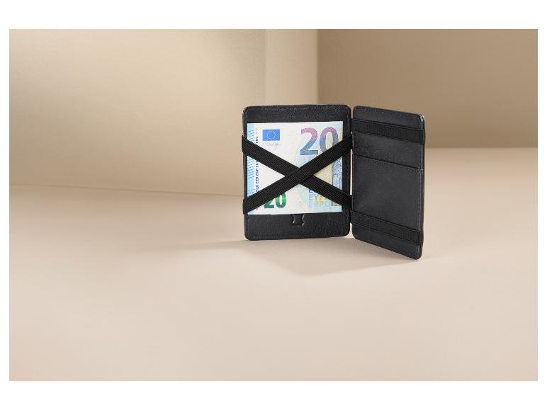 LIVERGY Men's Genuine Leather Magic Wallet & Classic Bi-Fold Design