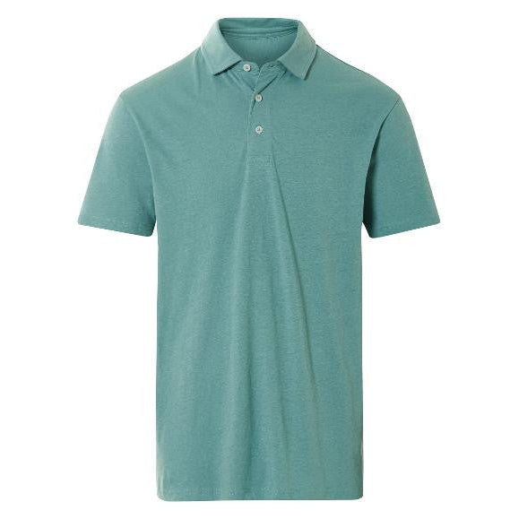 LIVERGY® Men's Polo Shirt with Linen and Cotton