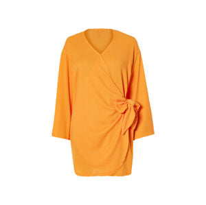 ESMARA® Orange Wrap Dress S (36/38)