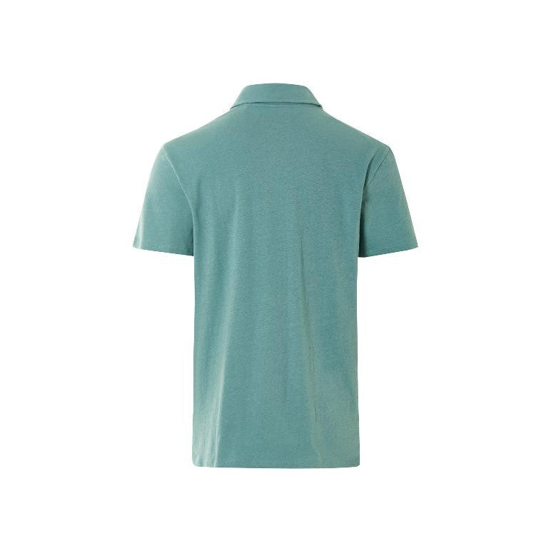 LIVERGY® Men's Polo Shirt with Linen and Cotton