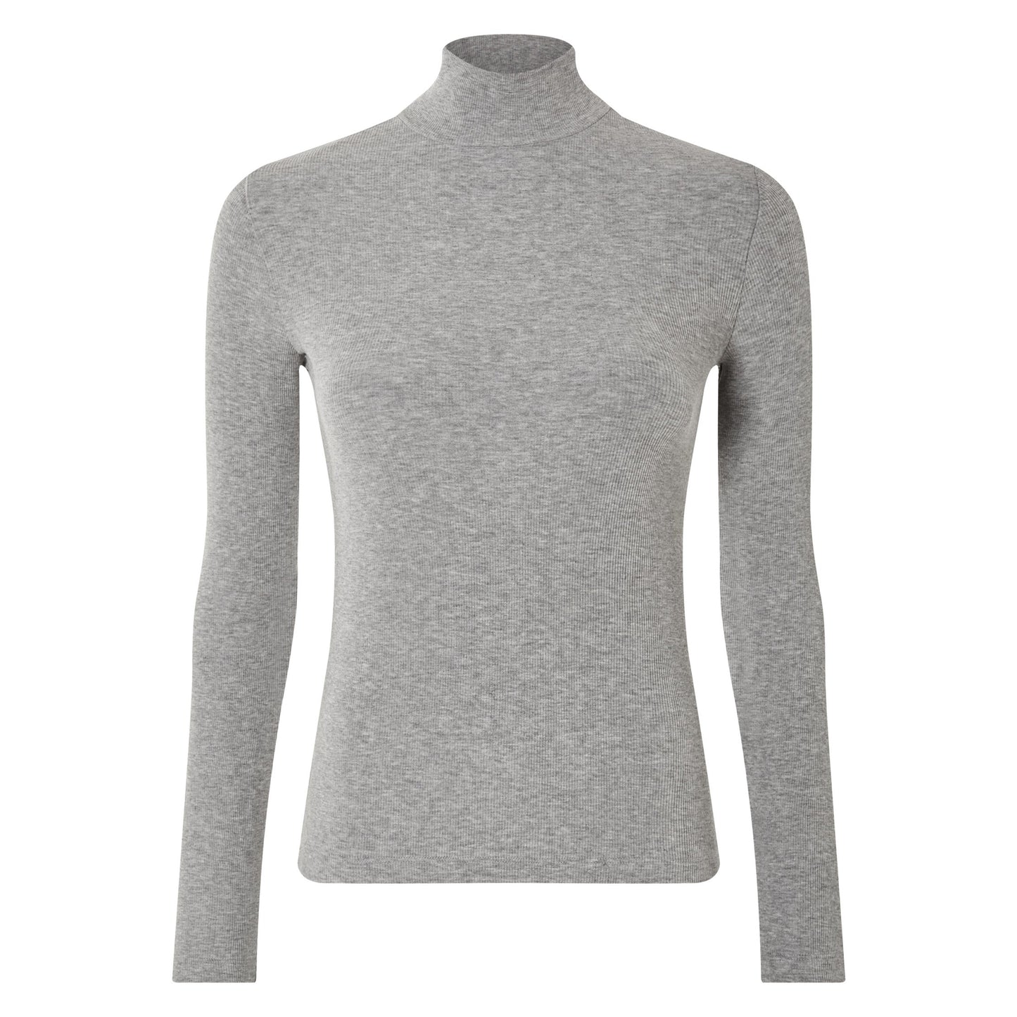 Esmara Women's Ribbed Turtleneck Sweater Grey M 40/42