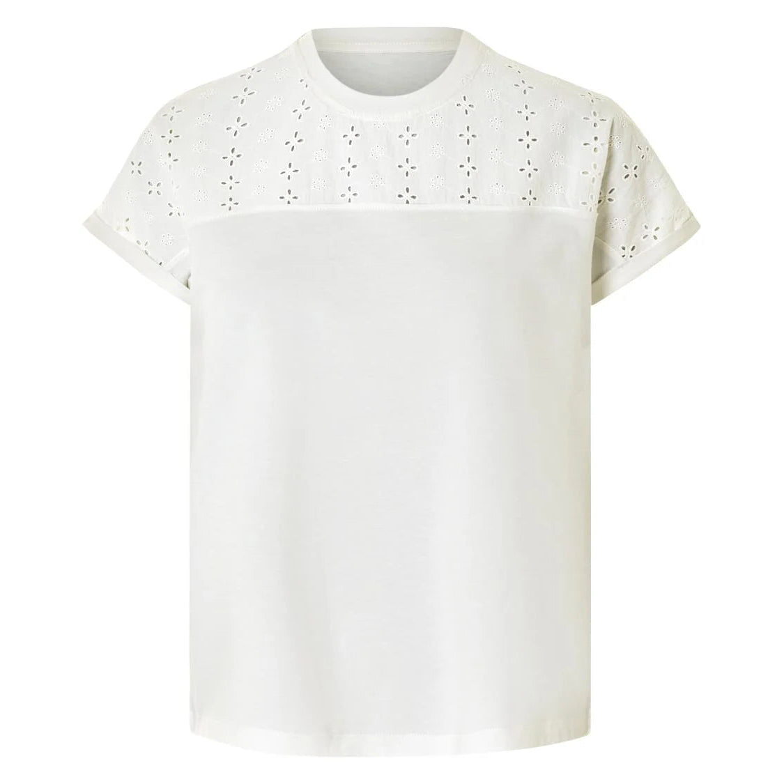 Esmara Women's T-Shirt Lace Detail