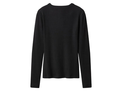 esmara Long Sleeve Ribbed T-Shirt