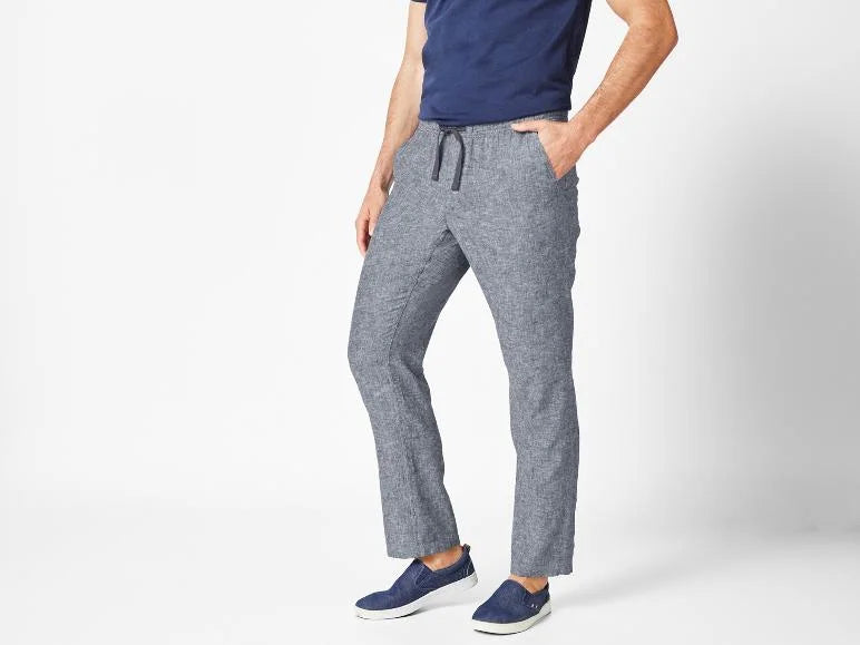 LIVERGY® Men’s Linen Pants Straight Fit