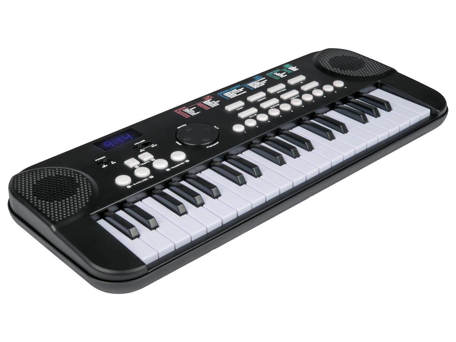 Portable Electronic Keyboard: 37-Key Digital Piano with 100 Sounds & Rhythms
