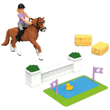 Playtive Animal Adventures Tournament Stable Figure Set