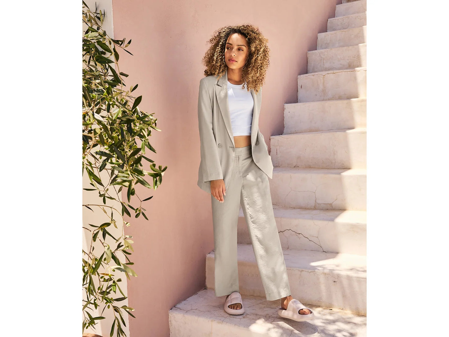 ESMARA® Women's Blazer Viscose Blend