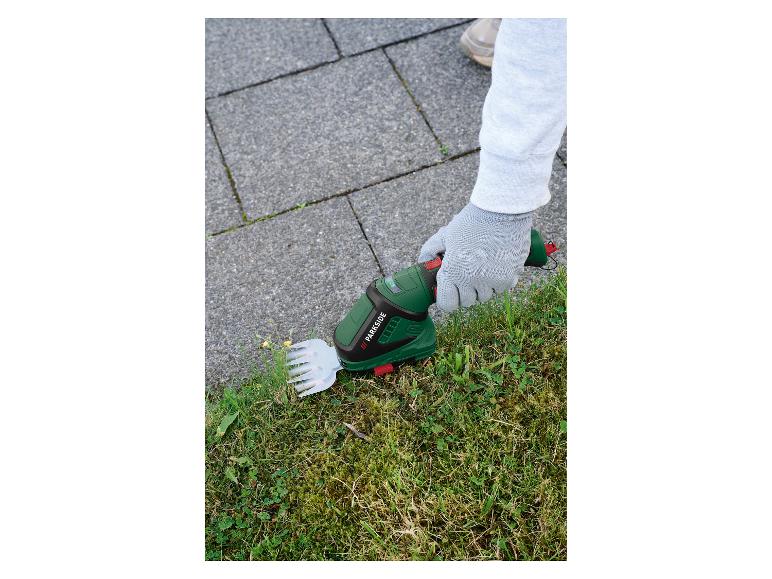 Parkside PGSA 4 B3 4V 2-in-1 Cordless Grass and Shrub Shear with 180° Rotating Soft Grip