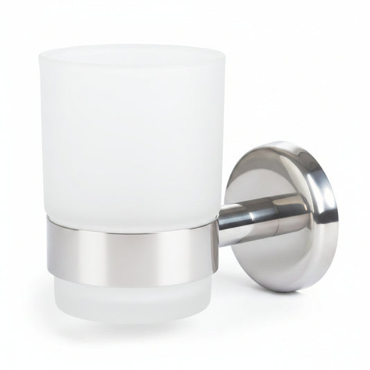 Livarno Home Bathroom Accessories Toothbrush Cup Stainless Steel