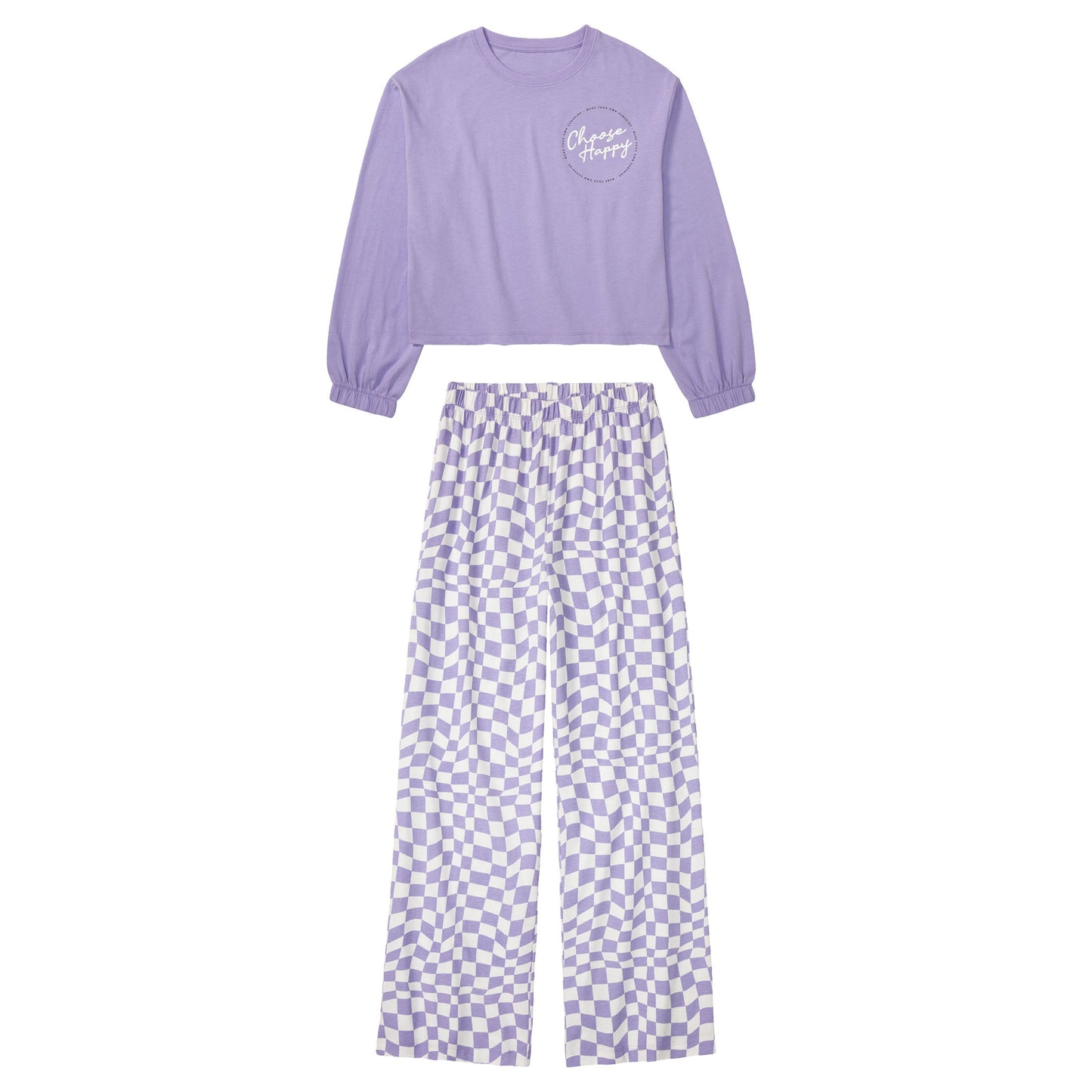 Pepperts Girls Pajama Set 134/140 Violet White
