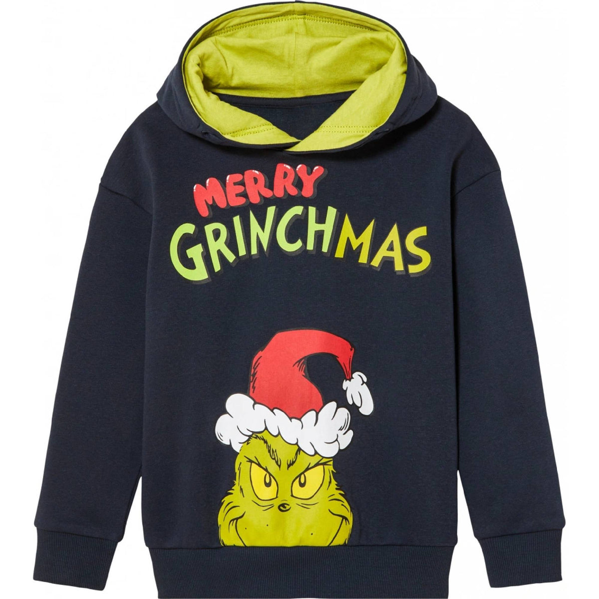 Kids' Grinch Cotton Blend Hoodie