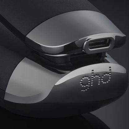 GHD Unplugged Wireless Flat Iron – Sleek Black Portable Styling Tool