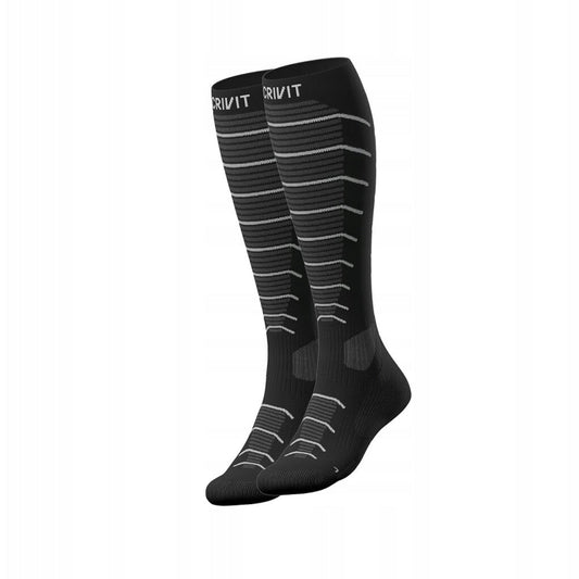 CRIVIT Wool Knee-High Socks black with light grey