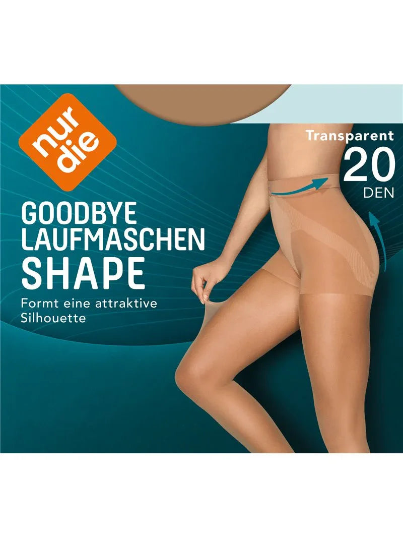 NUR DIE Goodbye Laufmaschen Shape Durable Shaping Tights 20 Denier - Gomix Brands Outlet