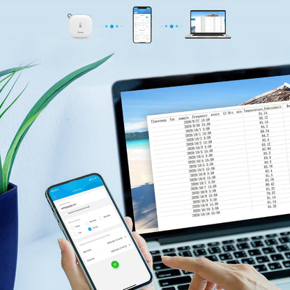 Govee Wi-Fi Temperature Humidity Sensor High Accuracy Smart Remote Monitor