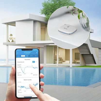 Govee Wi-Fi Temperature Humidity Sensor High Accuracy Smart Remote Monitor