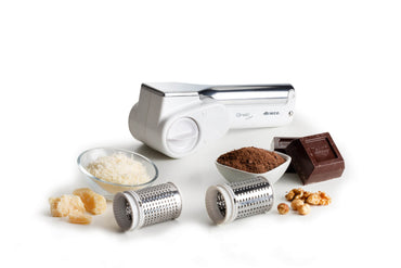 Ariete Gratì Metal Rechargeable Cordless Electric Grater for Cheese and Nuts