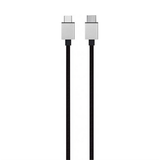 Grixx Optimum Micro USB to USB-C Cable, 10-Foot Black Nylon Braided