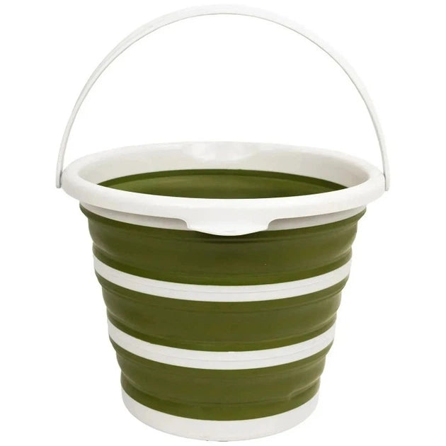 CRIVIT Collapsible Bucket 10L Green