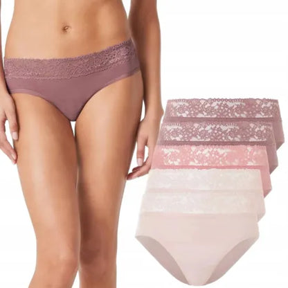 ESMARA Women's Lace Hipsters 5-Pack