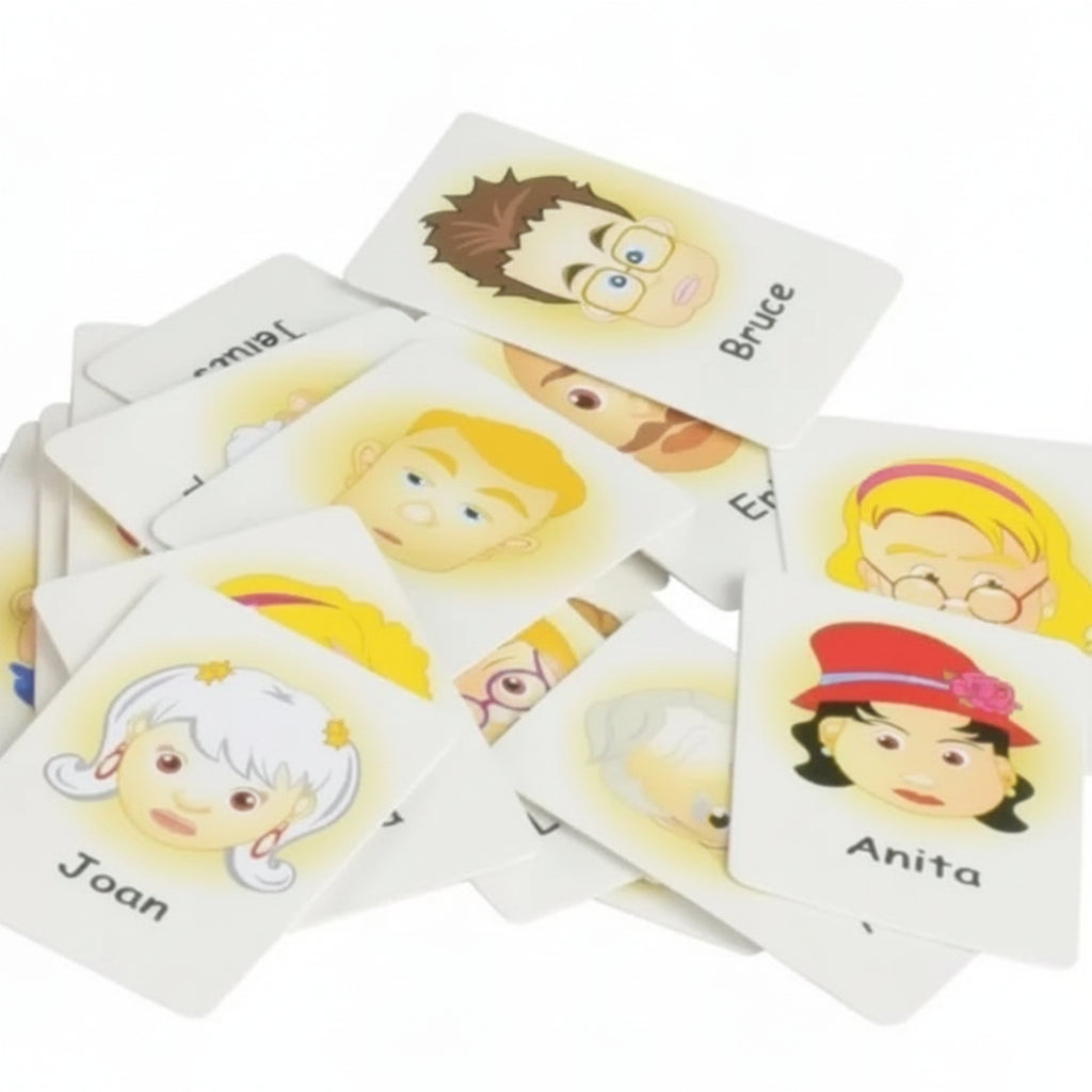 Playtive Who Is It Board Game Family Guessing Game 3+