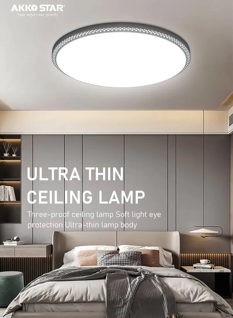 AKKO STAR Tri-Proof Ceiling Light 30W 2300 Lumens 6500K 28 cm